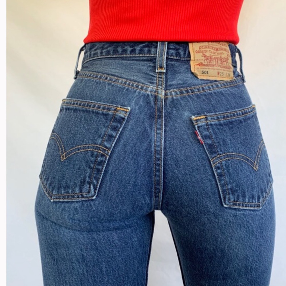 VINTAGE Levi’s Rare R Only Tab 501 Jeans 80s